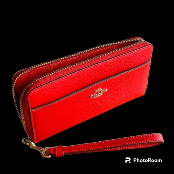 NWT - Coach Accordian Zip Wallet w/wrist strap - F75417 - Picture 2 of 10